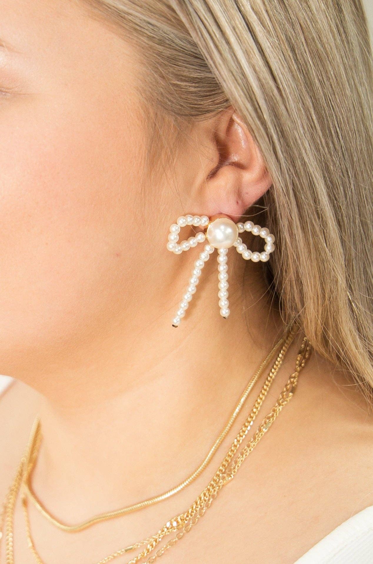 You So Fancy Bow Earrings