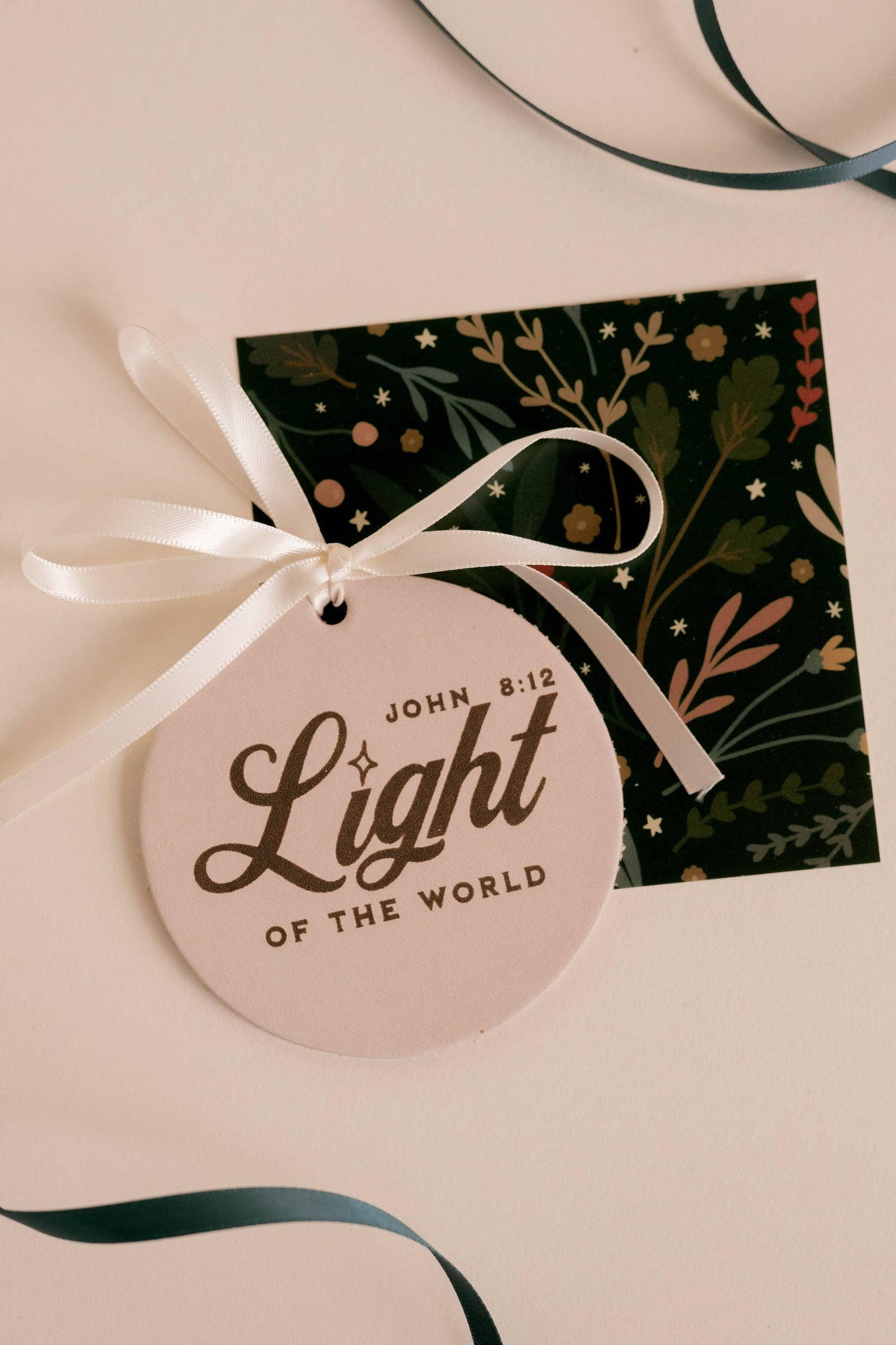 Light of The World Ornament I Christian Faith
