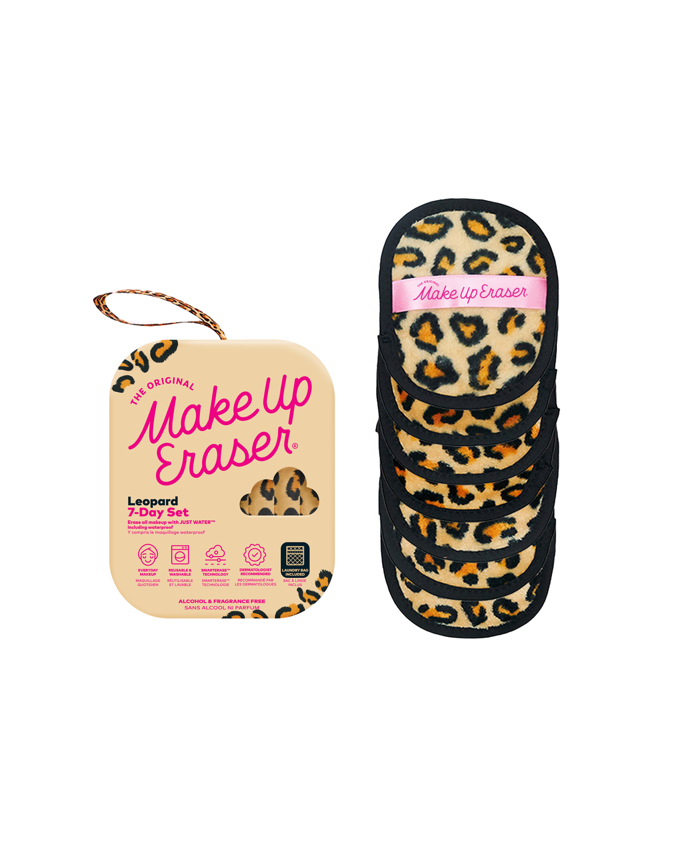 7-Day MakeUp Eraser Set - Leopard