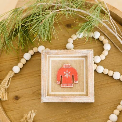 Baby It's Cold Outside Reversible Wood Decor