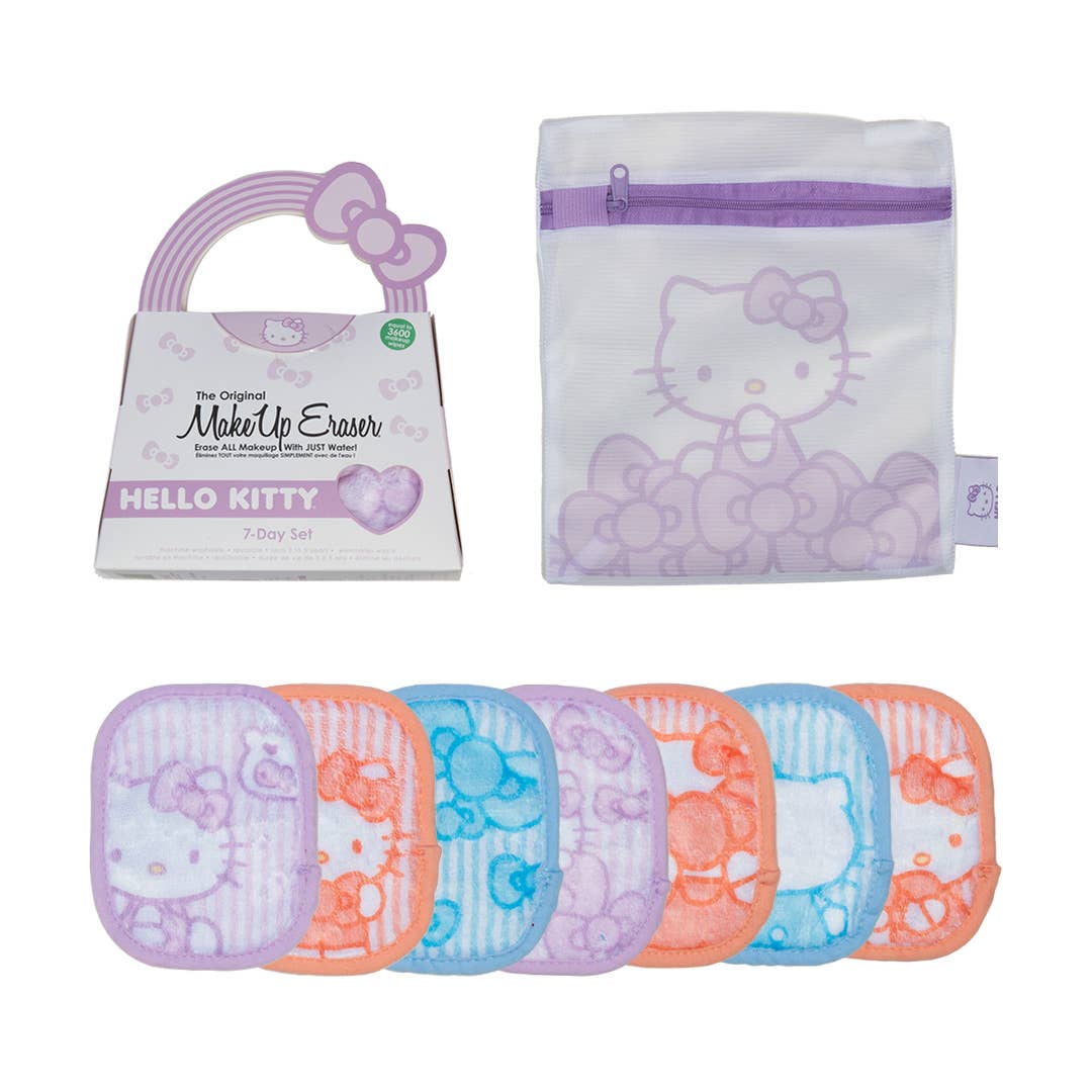 7-Day MakeUp Eraser Set - Hello Kitty