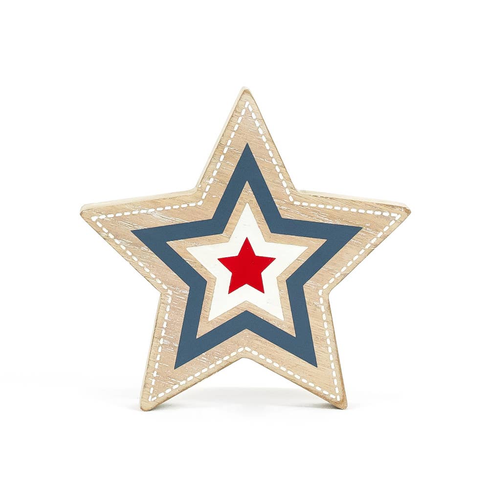 Americana Star- Red/White/Blue