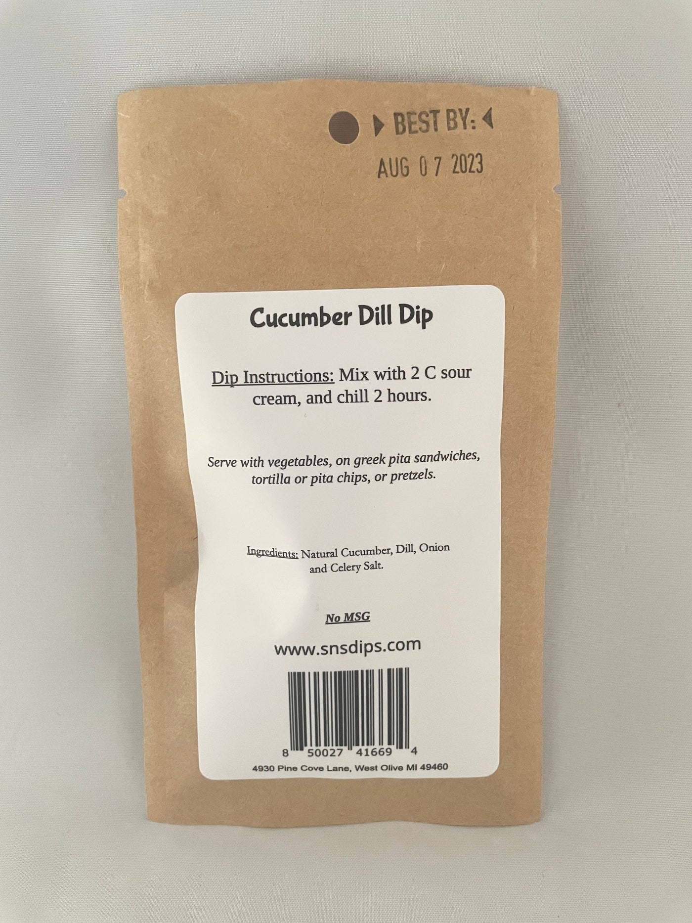 Dip Mix: Cucumber Dill