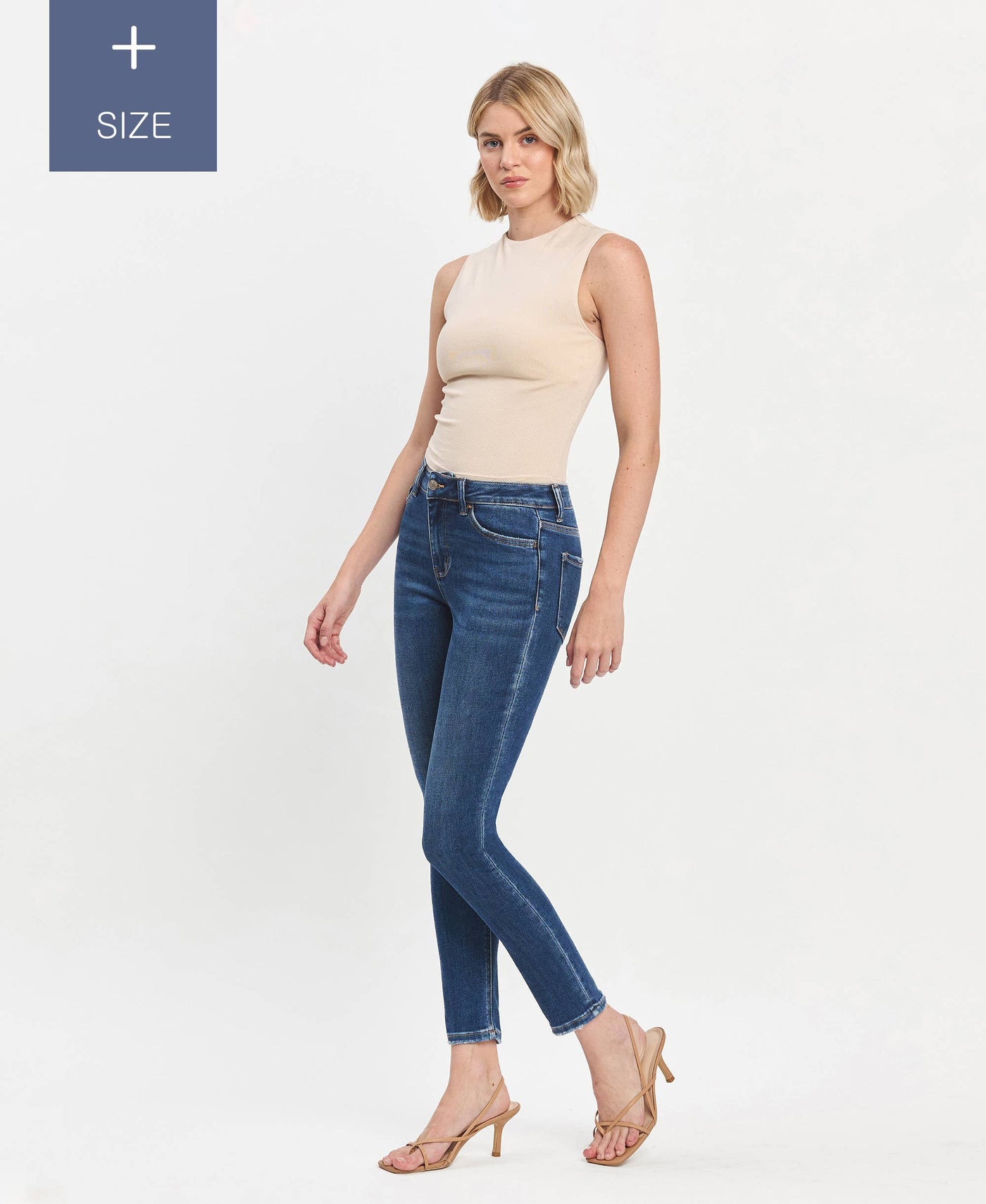 Love Me High Rise Ankle Skinny Jeans