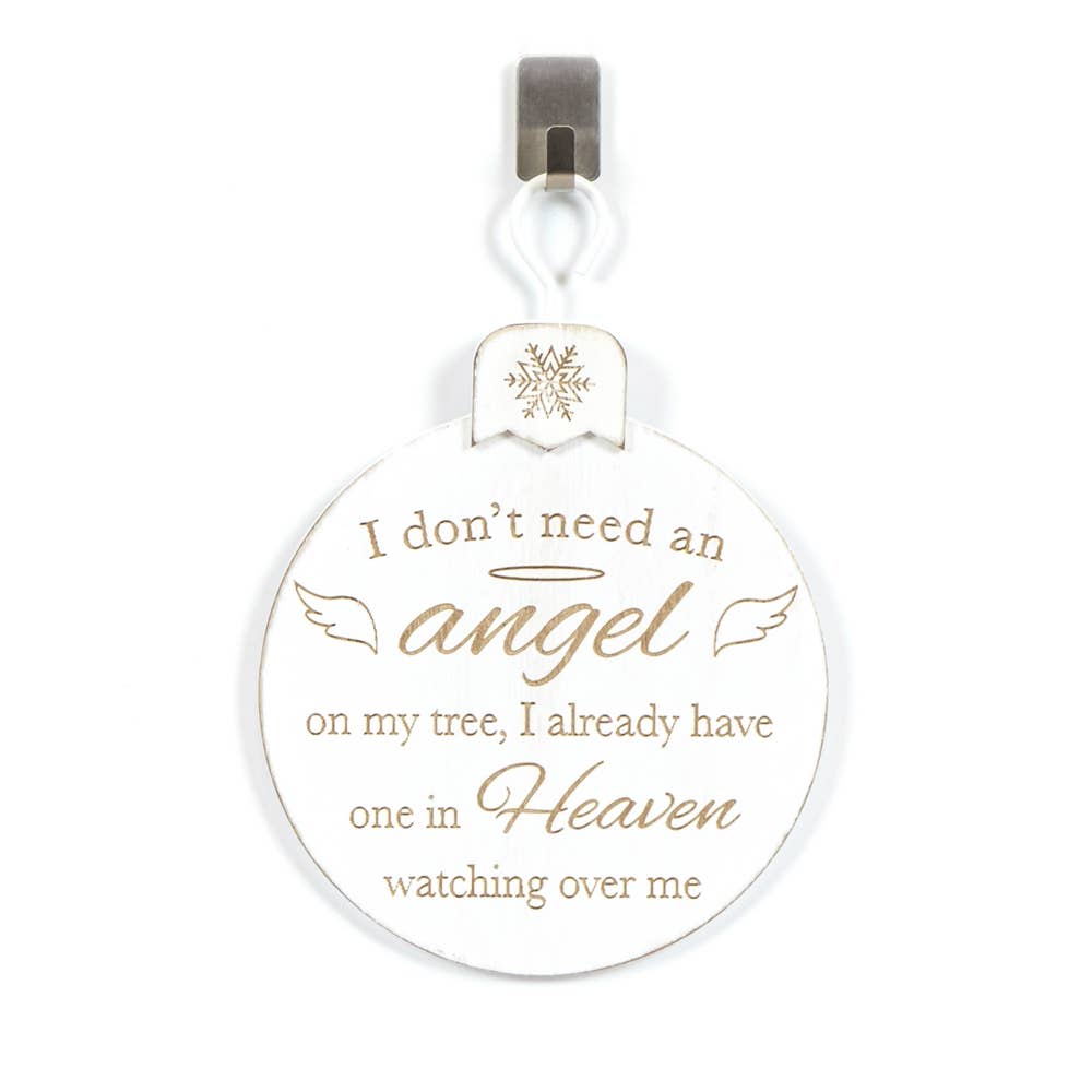 Always Remember Wood Ornament