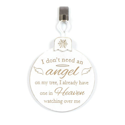 Always Remember Wood Ornament