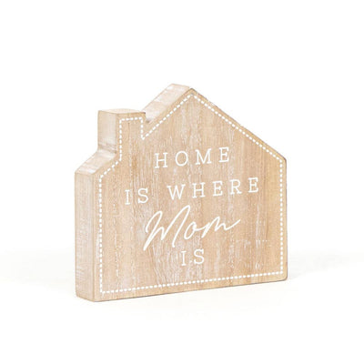 Home Is Where Mom Is Wood Decor