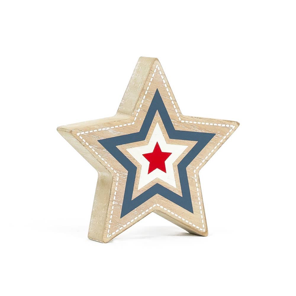 Americana Star- Red/White/Blue