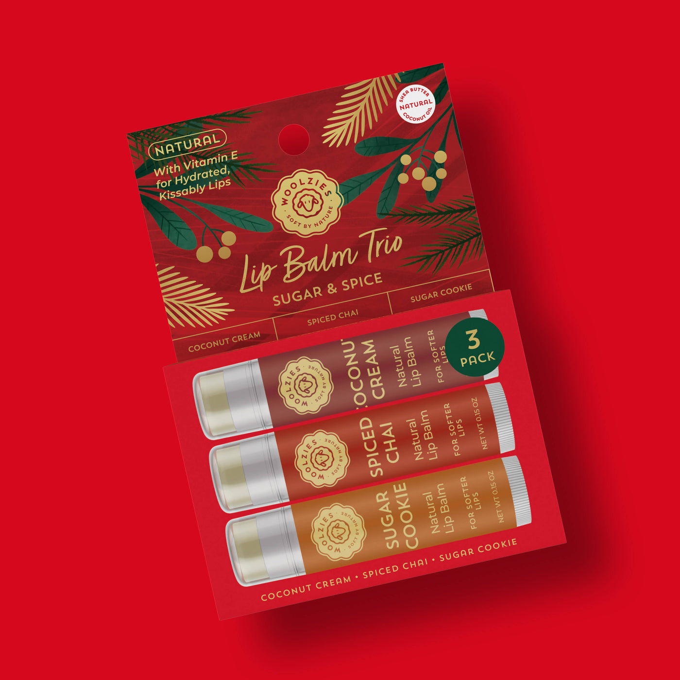 Lip Balm Trio: Sugar & Spice
