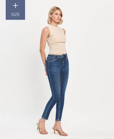 Love Me High Rise Ankle Skinny Jeans