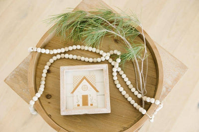 Snowflake Home Reversible Wood Decor