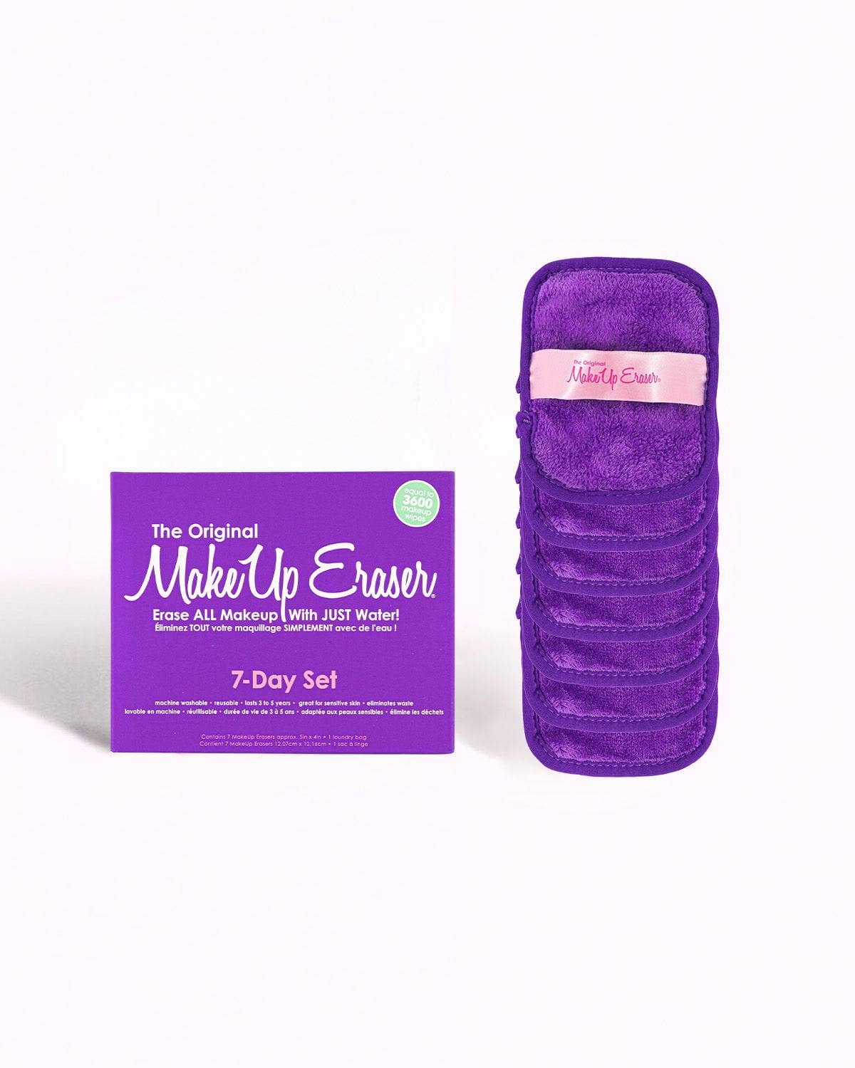 7-Day MakeUp Eraser Set - Queen Purple