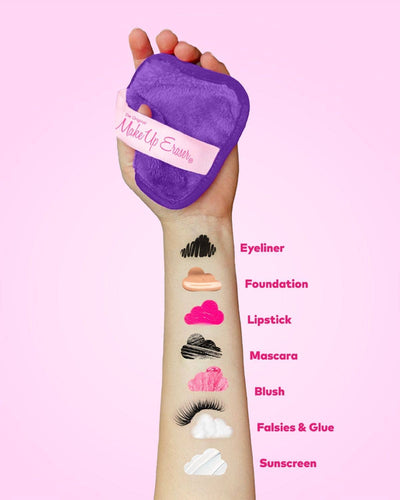 7-Day MakeUp Eraser Set - Queen Purple