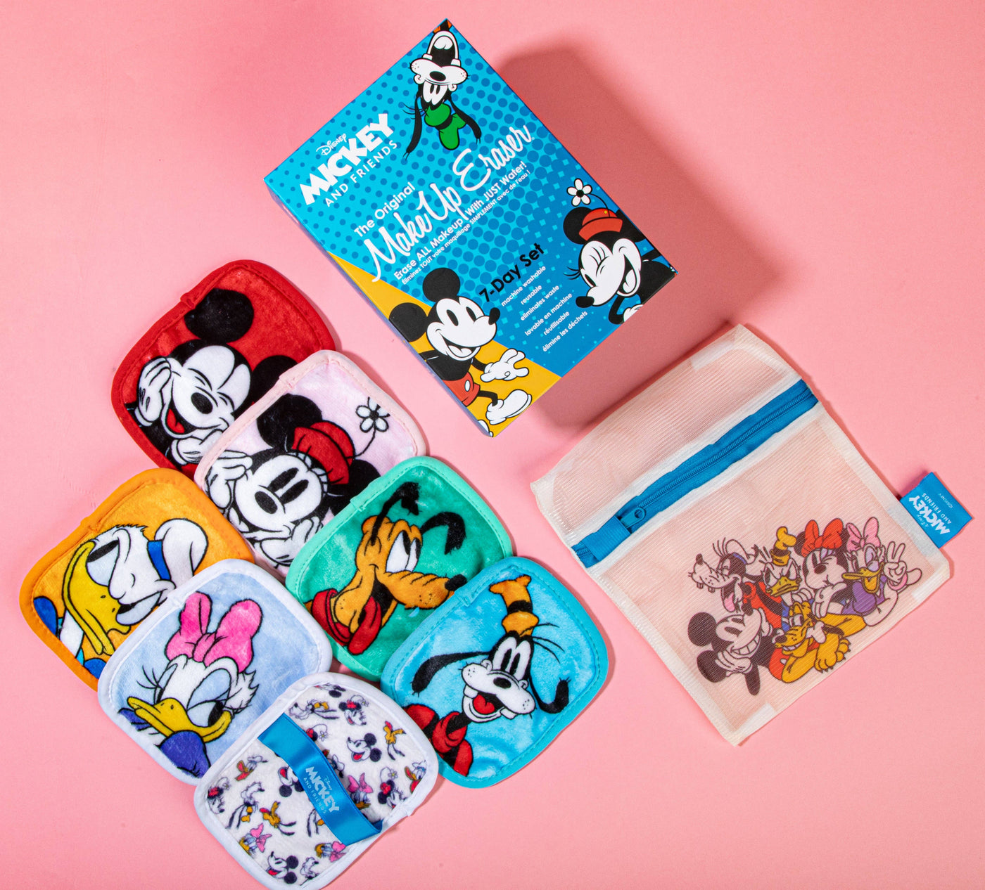 7-Day MakeUp Eraser Set - Mickey & Friends