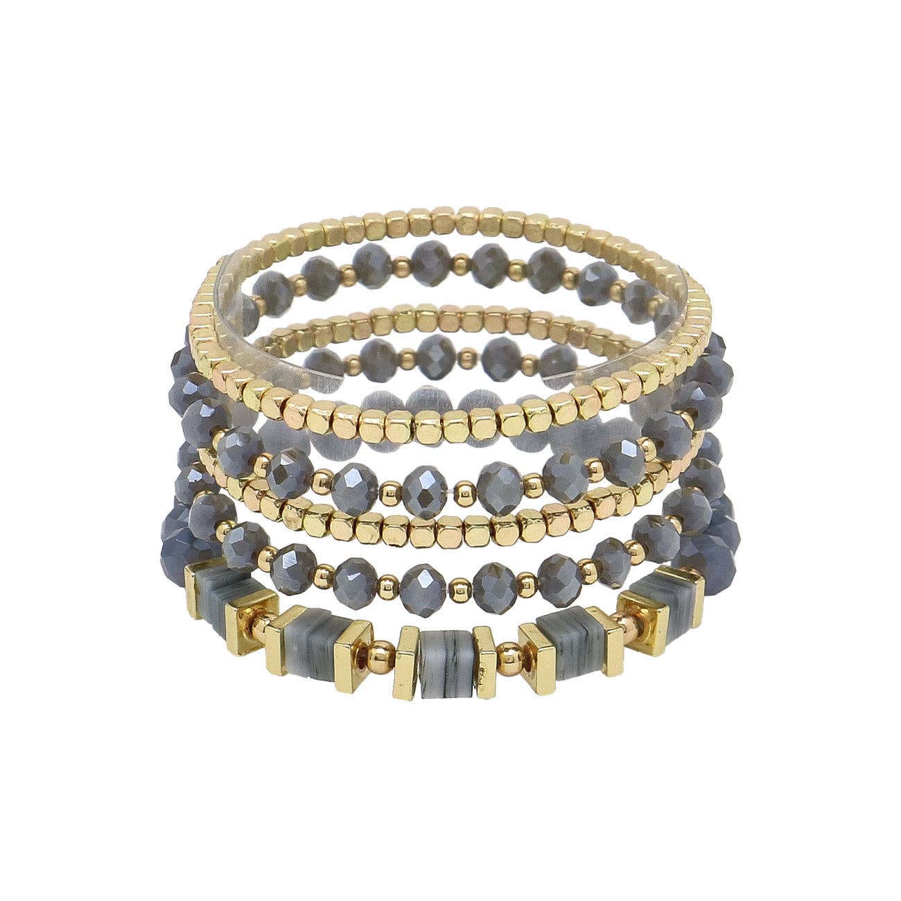 Grey Beauty Bracelet Set