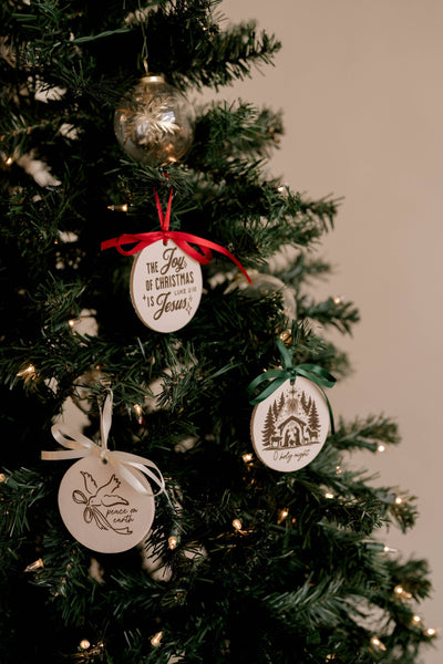 Peace On Earth Ornament I Christian Faith