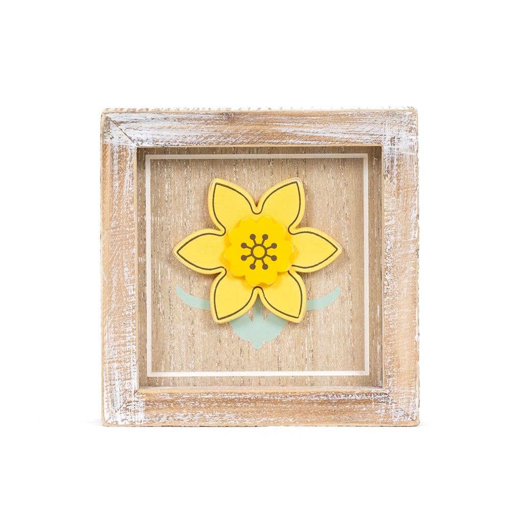 Tulip/Daffodil Spring Wood Decor