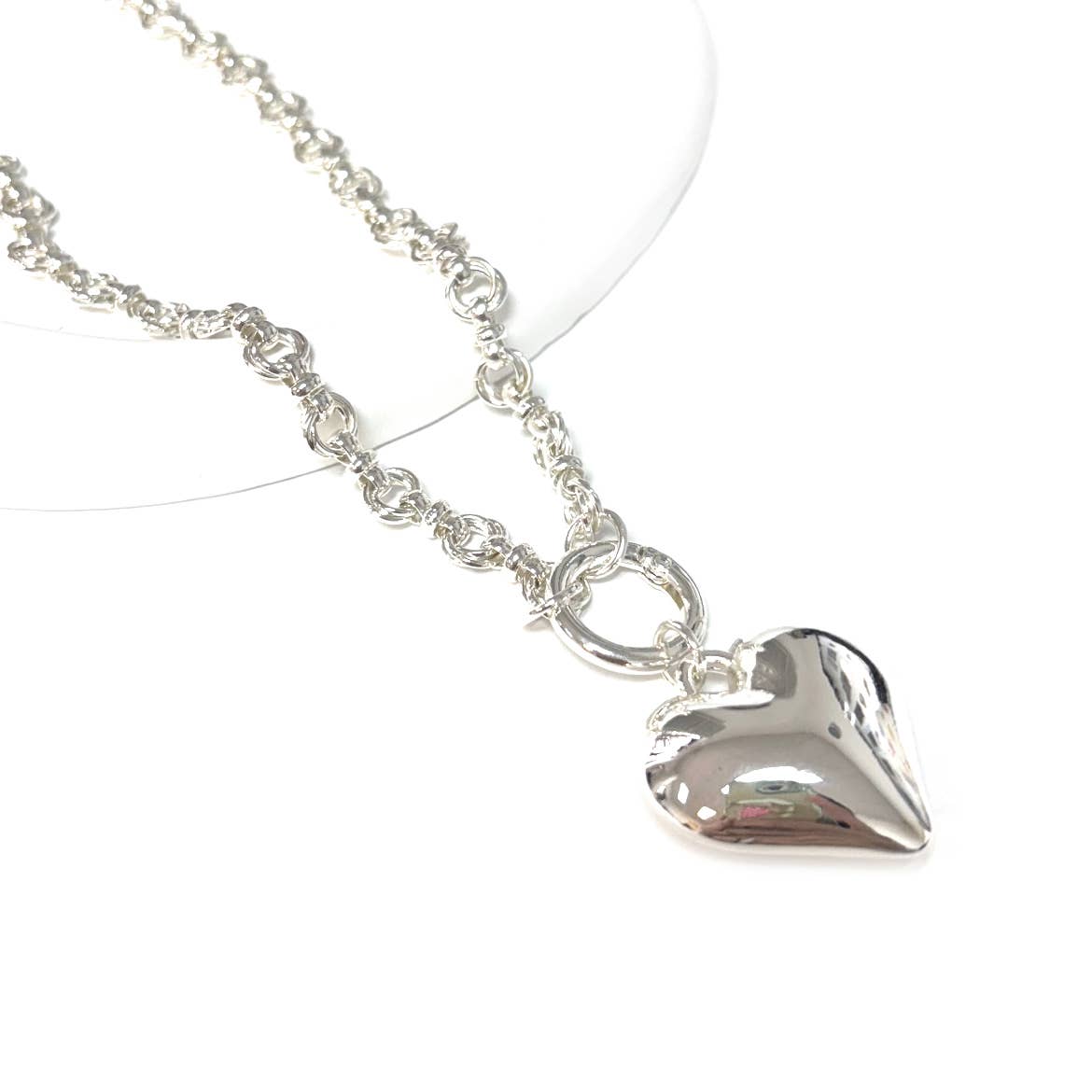 Full Of Love Necklace - Silver