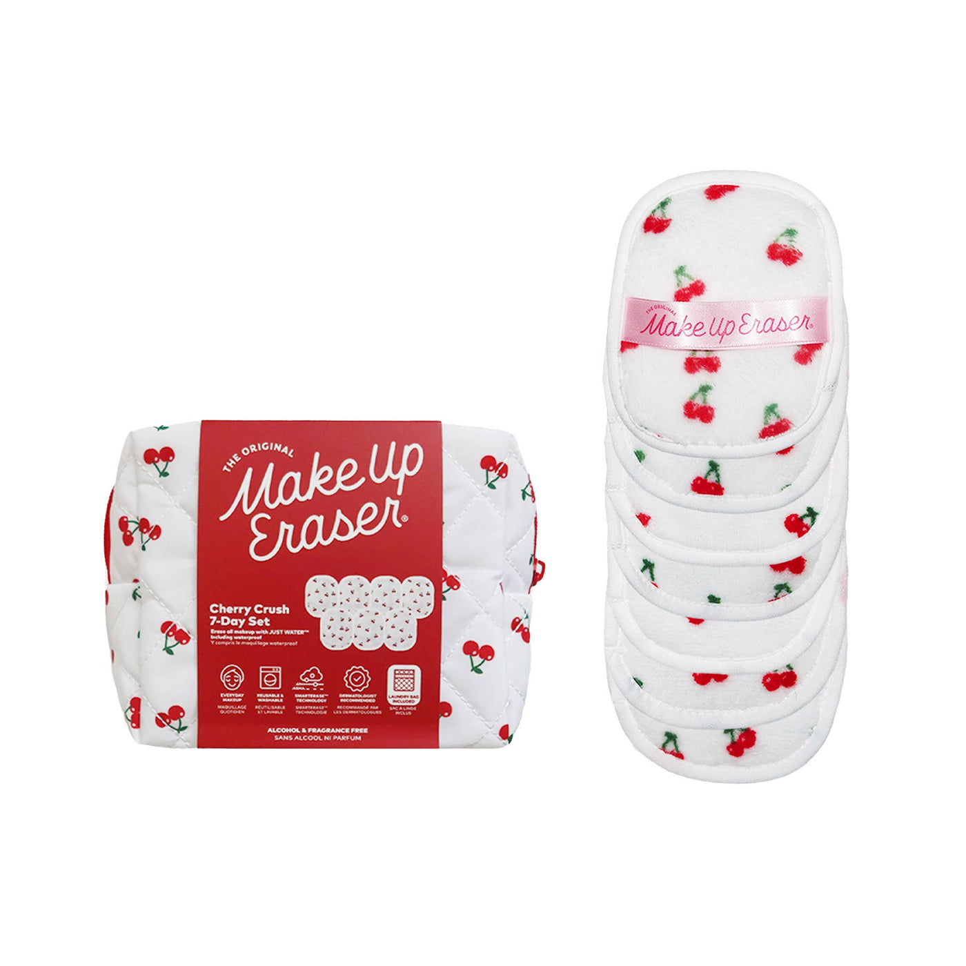 7-Day MakeUp Eraser Set - Cherry Crush