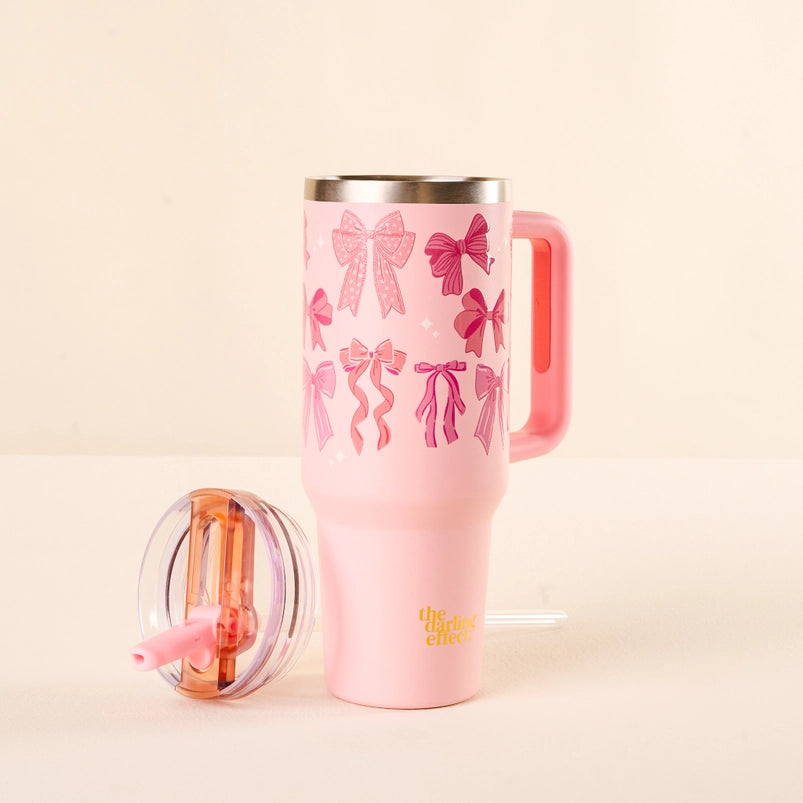 The Darling Effect Tumbler: Blushing Bows