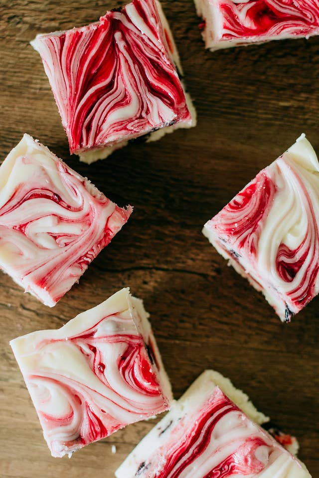 Fudge: Triple Berry Cheesecake