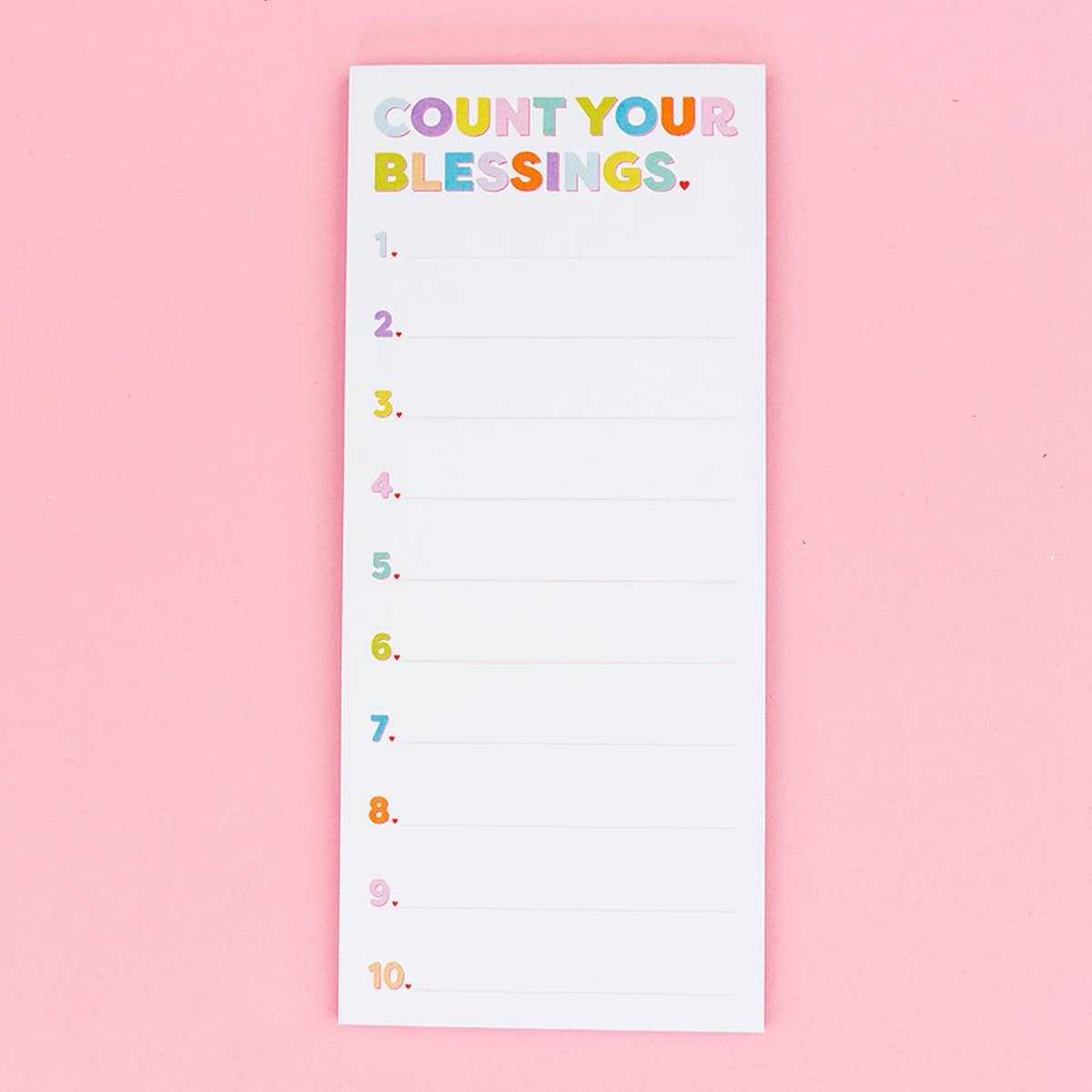Count Your Blessings List Pad: Taylor Elliott Designs
