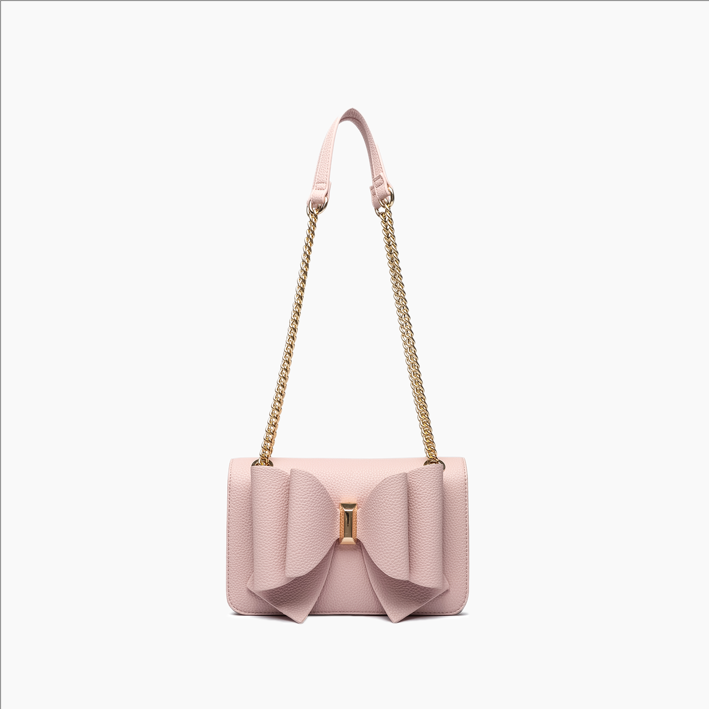 Jane Blush Overflap Bow Crossbody