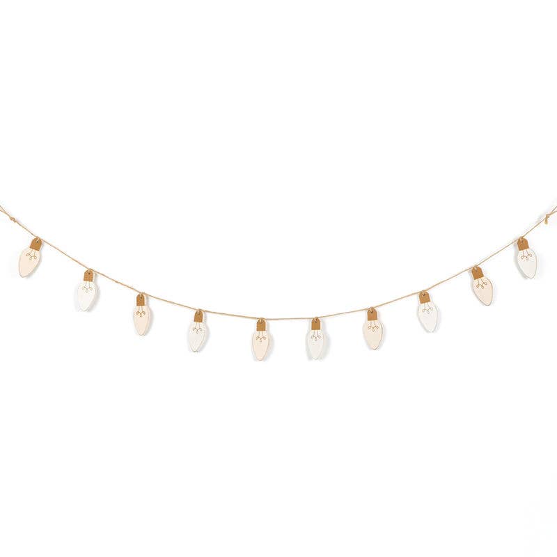 Making Spirits Bright Wood Garland