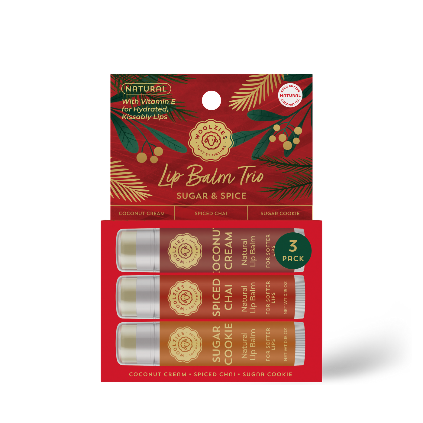 Lip Balm Trio: Sugar & Spice