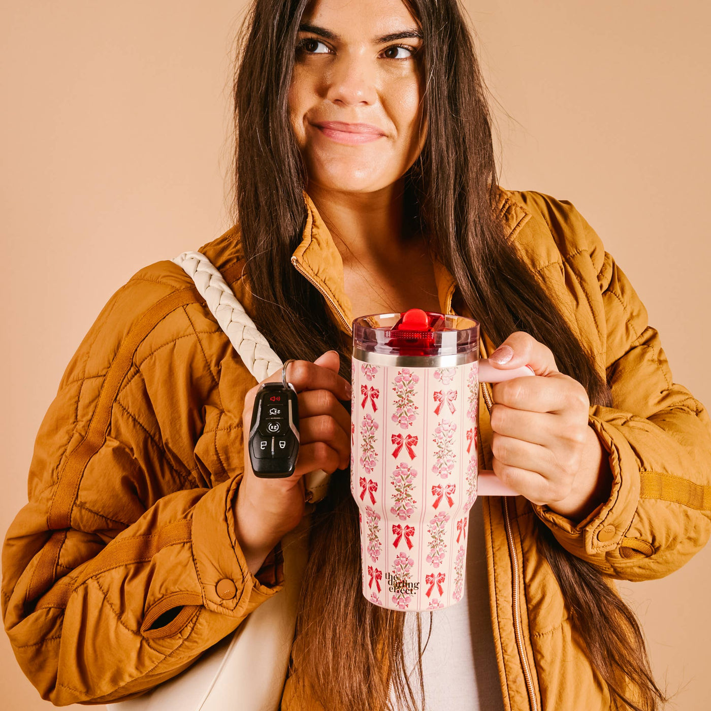 20 oz Lifestyle Flip Straw Tumbler-Oh So Merry