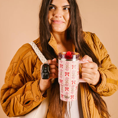 20 oz Lifestyle Flip Straw Tumbler-Oh So Merry