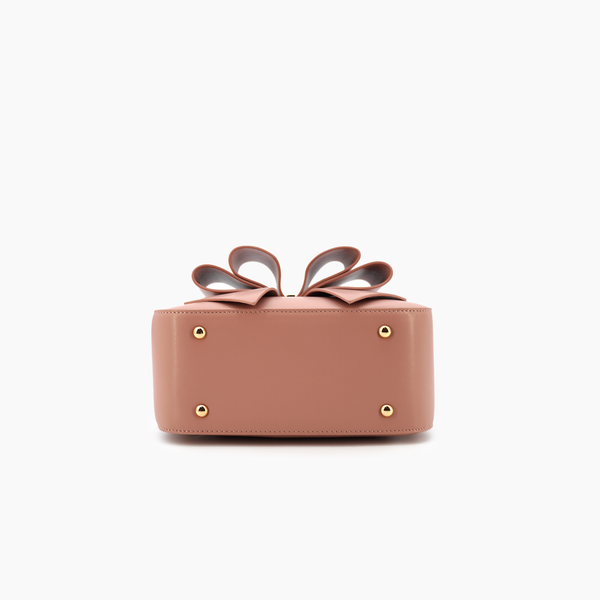 Madeline Bow Crossbody Bag: Mauve