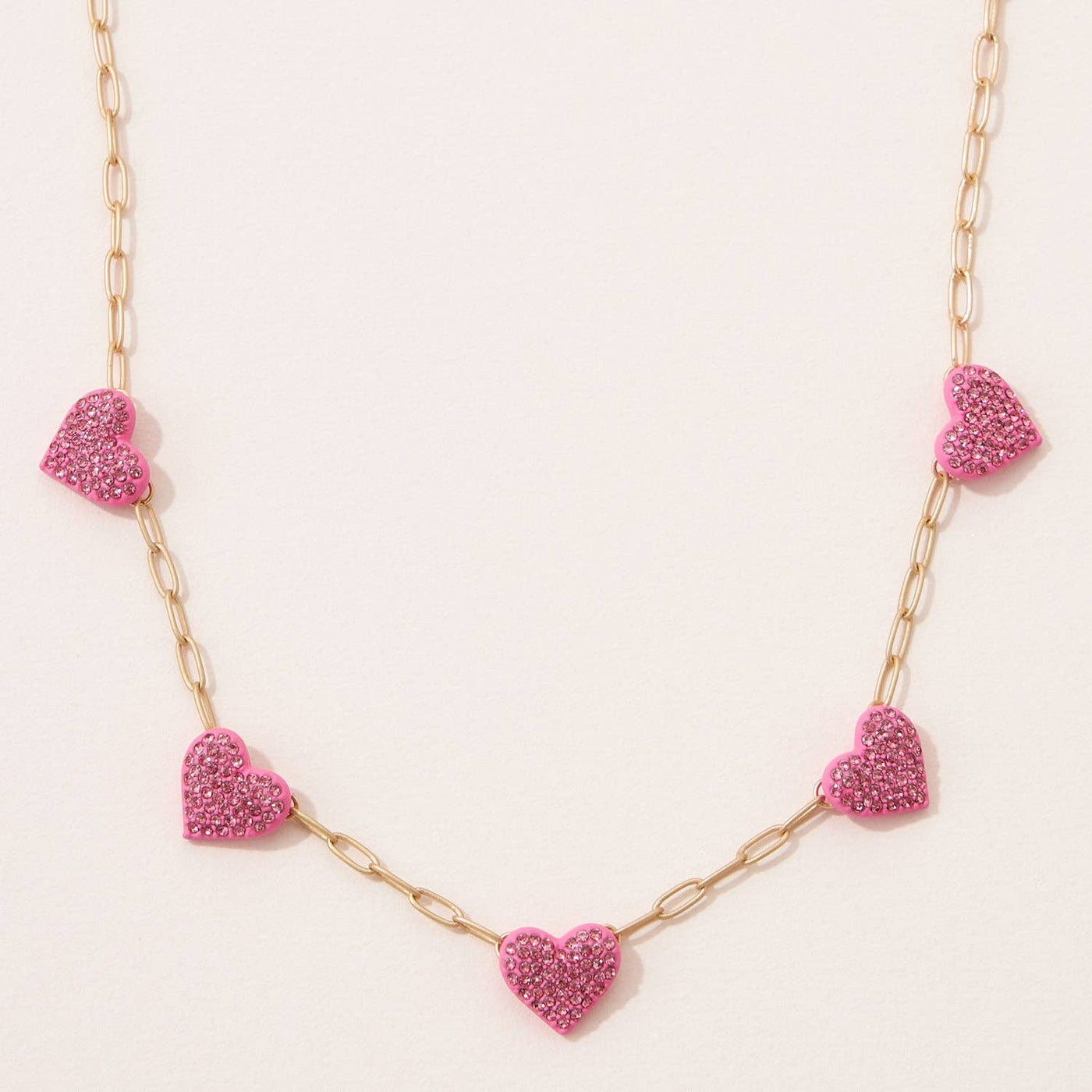 All My Heart Pink Necklace