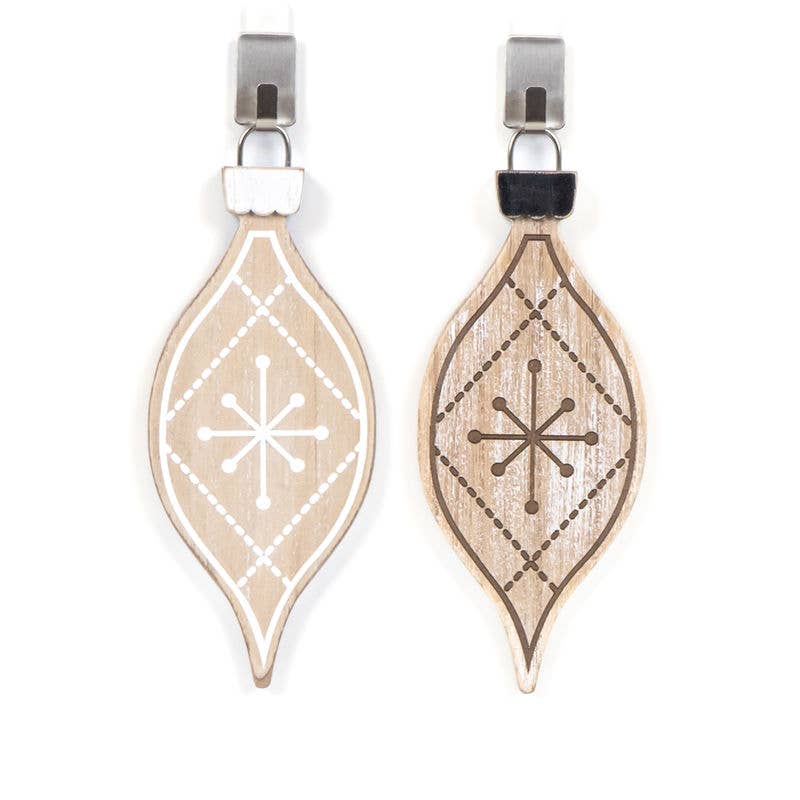 Christmas Lights Wooden Ornament