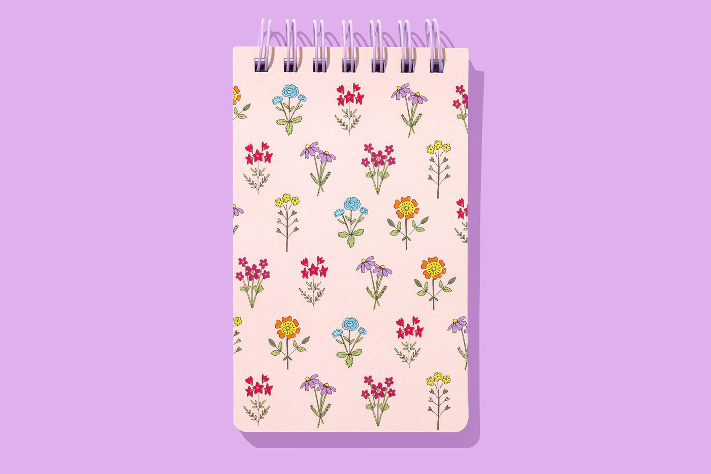 Wildflowers Spiral Top Notebook: Taylor Elliott Designs