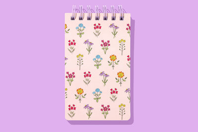 Wildflowers Spiral Top Notebook: Taylor Elliott Designs