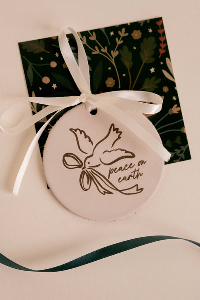 Peace On Earth Ornament I Christian Faith