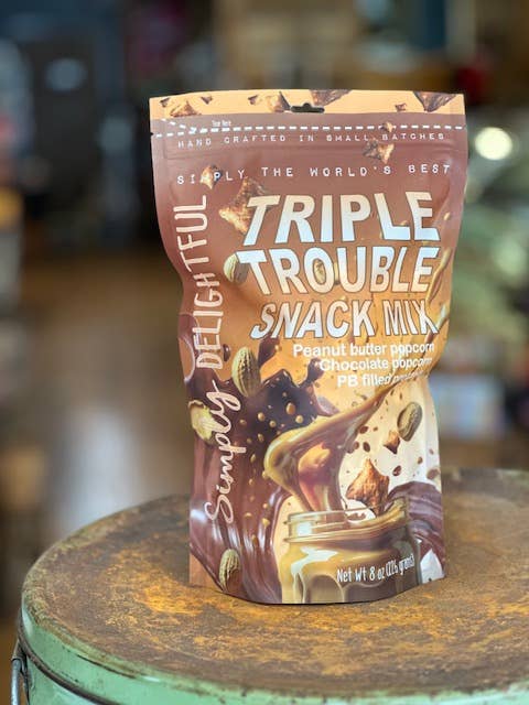 Simply Delightful Popcorn: Triple Trouble Snack Mix
