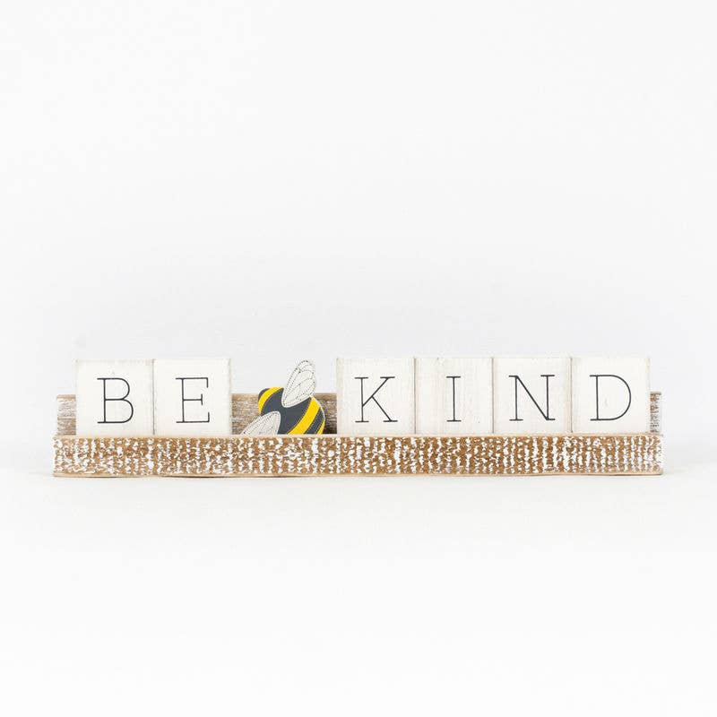 Be Kind Wood Letterboard Decor