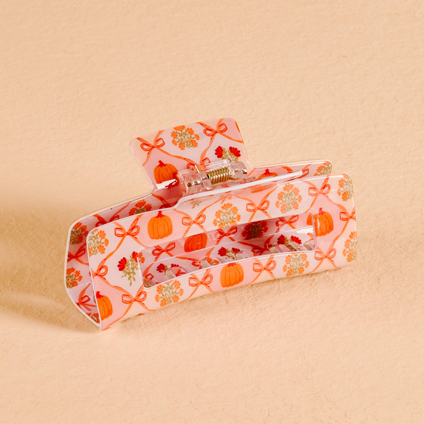 The Darling Effect Claw Clip: Patchwork Pumpkins