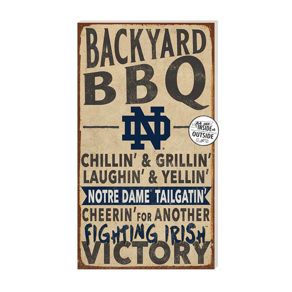 11x20 BBQ Notre Dame Fighting Irish