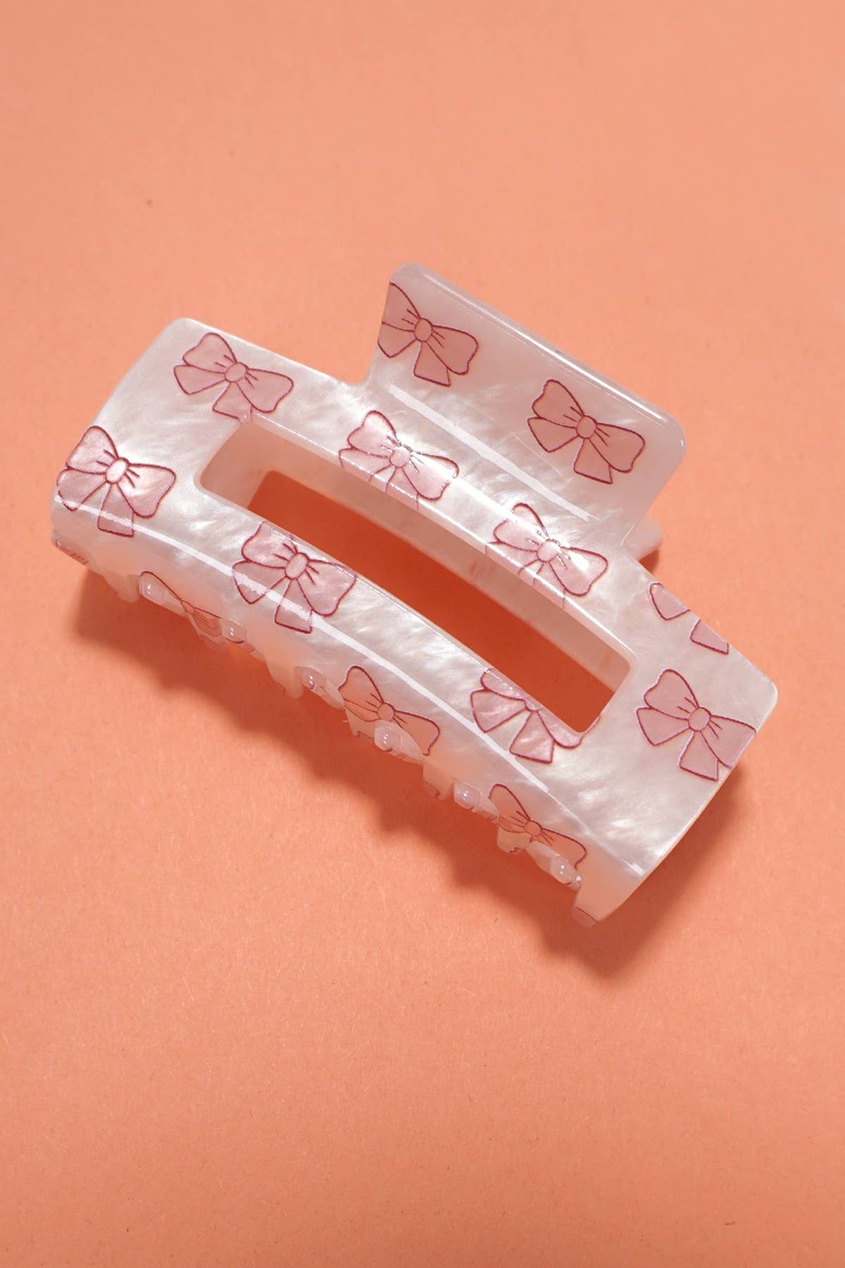 Girly Bow Claw Clip