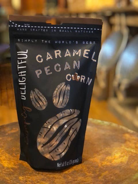 Simply Delightful Popcorn: Caramel Pecan