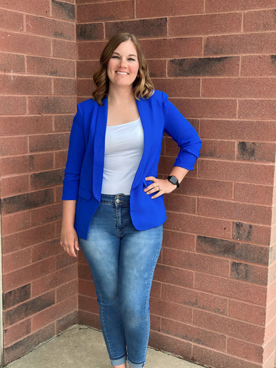 Such A Statement Royal Blue Blazer