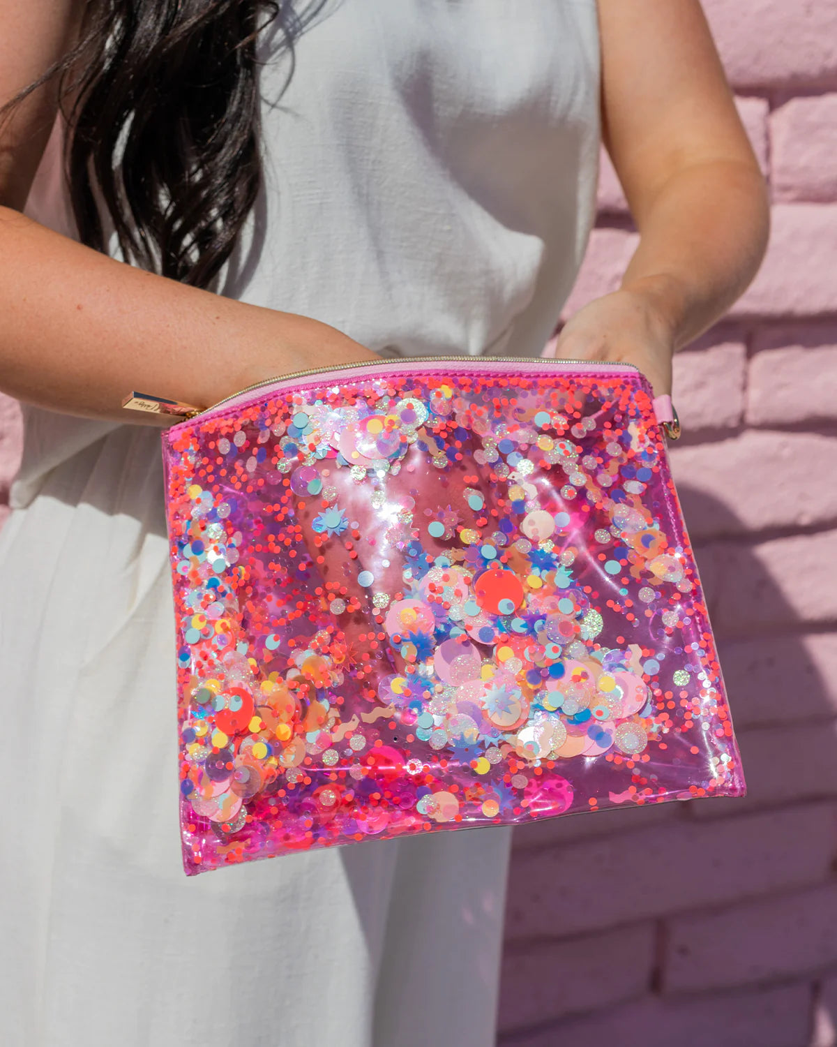 Bring On The Fun Confetti Everything Pouch