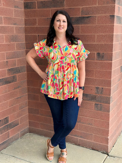 Coral Cuteness Top
