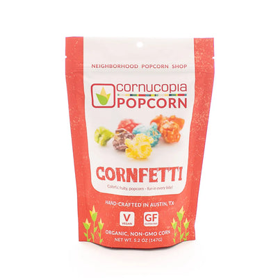 Cornfetti Popcorn (Vegan & Gluten Free)