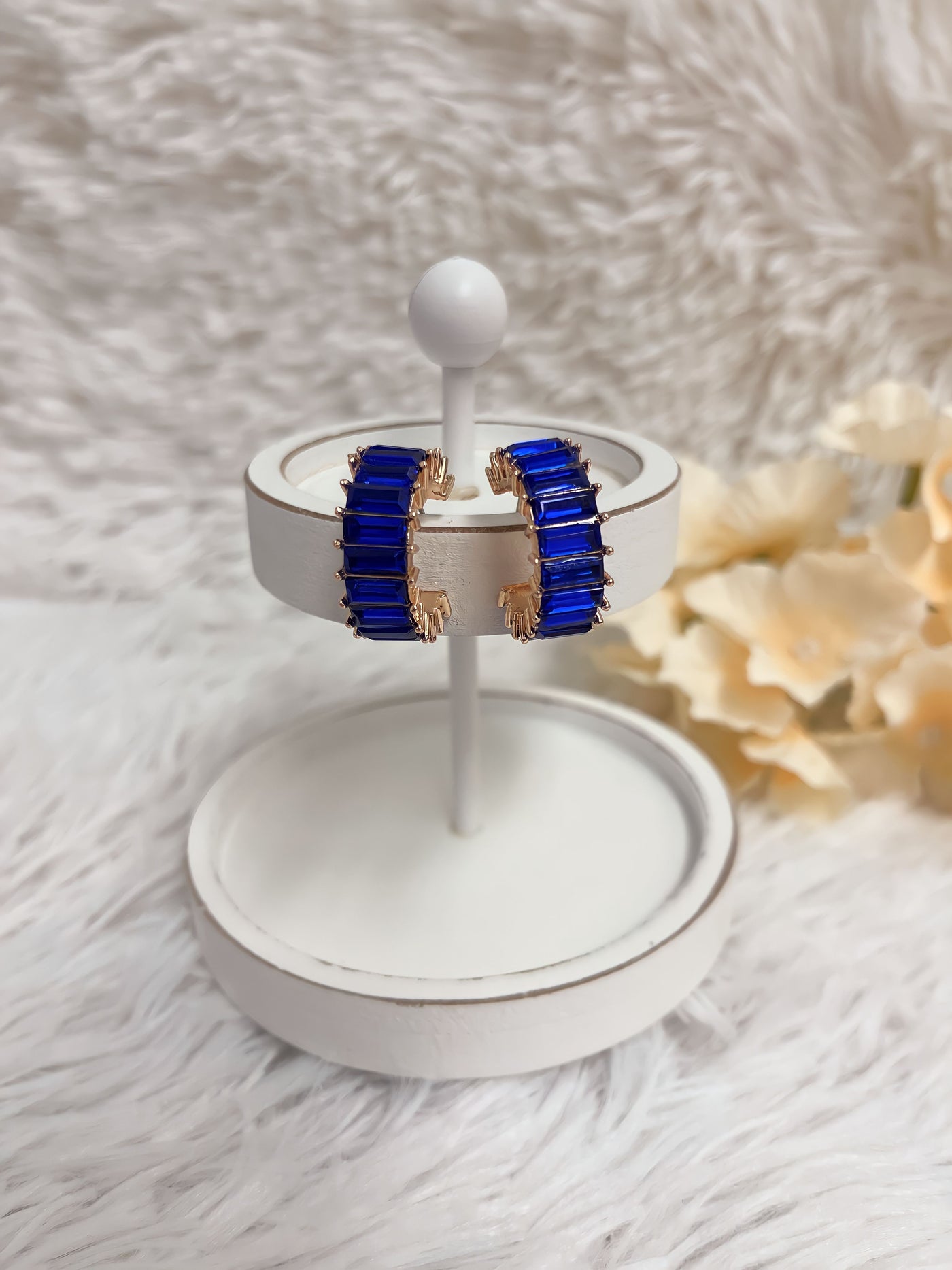 Shimmer Girl Blue Earrings