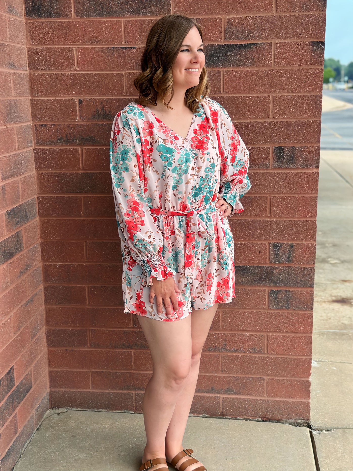 Delicate Beauty Floral Romper