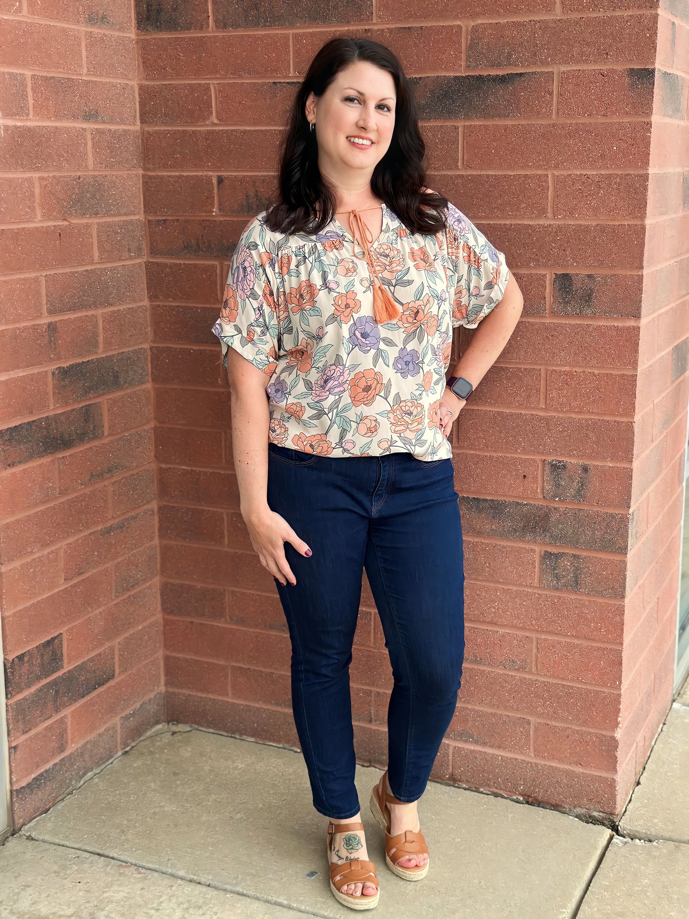 Fall Into Floral Top
